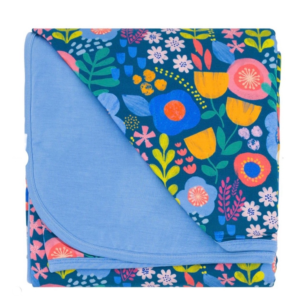 NWT Little Sleepies Folk Floral Cloud Blanket